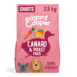 2, 5kg edgard & cooper puppy canard, poulet sans céréales - croquettes pour chien 2, 5kg edgard & cooper puppy canard, poulet sans céréales - croquettes pour chien