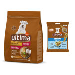 2, 5kg mini senior, poulet ultima croquettes pour chien