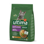 Lot conomique: 2x 2, 5 kg de croquettes ultima strilis, poulet pour chat