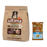 2, 7 kg nature no grain medium / maxi dinde ultima croquettes pour chien + 180g friandises offertes ! ...