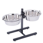 Porte - gamelles, écuelles incluses 2 x 1, 8 l - 21 cm de diamètre, 38 cm maxi de hauteur Porte - gamelles, écuelles incluses 2 x 1, 8 l - 21 cm de diamètre, 38 cm maxi de hauteur