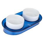 2 x 400 ml double gamelle en céramique deep sea tiaki 13 cm de diamètre pour chat et chien 2 x 400 ml double gamelle en céramique deep sea tiaki 13 cm de diamètre pour chat et chien