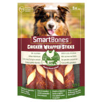 3x5 btonnets wrapped sticks au poulet smartbones friandises pour chien