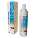 200 ml clorexyderm foam - liquid solution hair / skin care chien (skin reste en anglais dans les titres ...