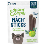 7 btonnets edgard & cooper mch' sticks pomme, eucalyptus pour petits chiens (jusqu' 10 kg)