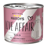 2303765. 5: hardys love affair 6 x 200 g / 185 g pour chat - gibier (6 x 200 g)