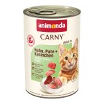 24x400g adult poulet, dinde, lapin animonda carny - p�t�e pour chat
