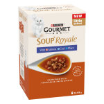 24x45g gourmet soup royale s�lection de poissons nourriture humide pour chat