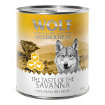 24x800g the taste of the savanna wolf of wilderness - pâtée pour chien 24x800g the taste of the savanna wolf of wilderness - pâtée pour chien