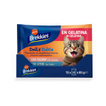 24x85g brekkies daily delice saumon et thon p�t� pour chat