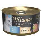 24x85g filets fins en sauce pur thon miamor - pâtée pour chat 24x85g filets fins en sauce pur thon miamor - pâtée pour chat