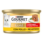 24x85g gourmet gold c?ur fondant poulet nourriture humide pour chat