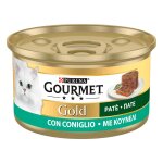 24x85g mousse de lapin gourmet gold nourriture humide pour chats