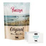2kg purizon large adult poulet, poisson sans c�r�ales - croquettes pour chat