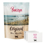 2kg purizon sans c�r�ales adult canard, poisson - croquettes pour chat