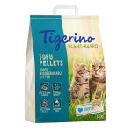 2x 11l (9, 2kg) tigerino plant - based tofu liti�re pour chat - sensitive, sans parfum