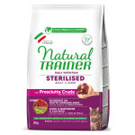 2x 3kg natural trainer cat sterilised avec jambon cru nourriture pour chat sec