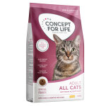 2x10kg concept for life all cats adult croquettes pour chat