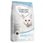 2x10kg concept for life cat sensitive croquettes pour chat