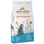 2x12kg adult poisson gras / riz holistic almo nature croquettes pour chat
