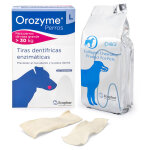 2x141g orozyme lamelles  mcher grands chiens - friandises pour chien