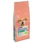 2x14kg purina dog chow senior, agneau - croquettes pour chien