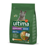 2, 5kg ultima strilis, senior poulet croquettes pour chat