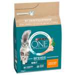2x2. 8kg adult poulet, c�r�ales compl�tes one purina croquettes pour chat