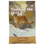 2x6, 6kg canyon river taste of the wild - croquettes pour chat