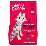 2x2kg edgard & cooper senior poulet, dinde - croquettes pour chat