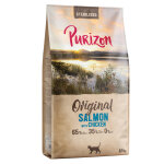 2x6. 5kg purizon sterilised adult saumon avec poulet - sans c�r�ales croquettes pour chat