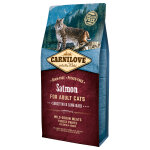 2x6kg adult sensitive and long hair saumon carnilove croquettes pour chat 2x6kg adult sensitive and long hair saumon carnilove croquettes pour chat