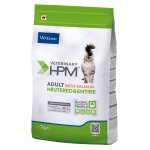 2x7kg adult neutered & entire saumon virbac veterinary hpm croquettes pour chat