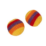 2xtiaki balles en tricot robuste pour chat
