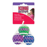 3 balles de tennis kong active avec grelot - pour chat 3 balles de tennis kong active avec grelot - pour chat