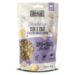 3 x 60g mac?s cat shakery snacks skin & coat au poulet et au b?uf