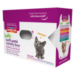 32x80g doux pat� variation box smolke nourriture pour chat