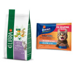 3kg adult sterilised poulet affinity libra croquettes pour chat + 4x85g sachets brekkies offerts !