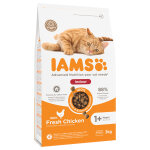 3kg iams for vitality adult indoor poulet - croquettes pour chat