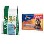 3kg kitten poulet affinity libra croquettes pour chat + 4x85g sachets brekkies offerts !