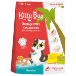 10 l litire cologique meowtini kittybay manioc blanc pour chat
