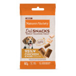 2x12x50g deli snacks adult, poulet & agneau nature's variety friandises pour chien