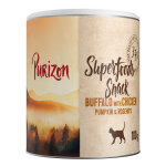 3x100g superfood buffle avec poulet, potiron et cynorrhodon purizon friandise pour chats