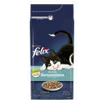3x2kg felix seaside sensations, saumon - croquettes pour chat