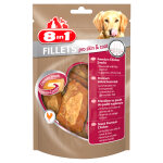 3x80g 8in1 fillets pro skin & coat taille s - friandises pour chien