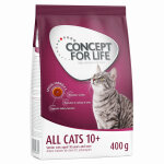 400g all cats 10 + concept for life - croquettes pour chat