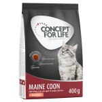 Format d'essai : croquettes concept for life 400 g pour chat - maine coon adult sans céréales saumon Format d'essai : croquettes concept for life 400 g pour chat - maine coon adult sans céréales saumon