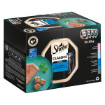48x85g coffret ocan les barquettes sheba - nourriture pour chat