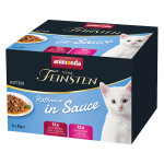 24x85g nourriture pour chat lot mixte animonda vom feinsten adult raffinesse in sauce kitten
