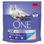 4x1, 5kg spécial chat à l'appétit difficile cabillaud, truite purina one - croquettes pour chat 4x1, 5kg spécial chat à l'appétit difficile cabillaud, truite purina one - croquettes pour chat